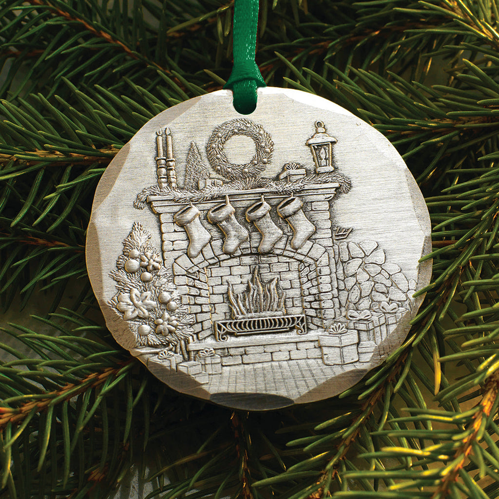 2026 Annual Ornament- Cozy Christmas Hearth (Aluminum)