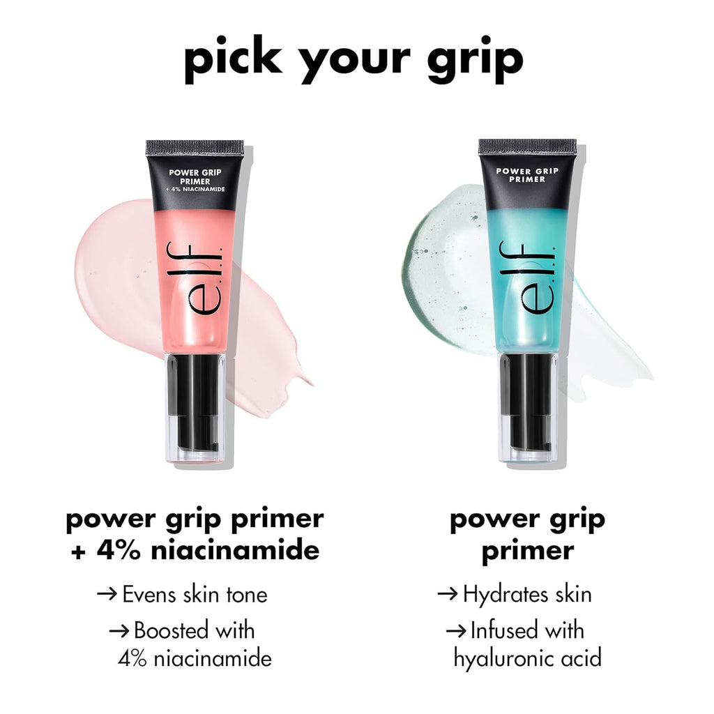 e.l.f. Power Grip Primer, Gel-Based & Hydrating Face Primer for Smoothing Skin & Gripping Makeup, Moisturizing & Priming, Vegan & Cruelty-Free, 0.811 Fl Oz